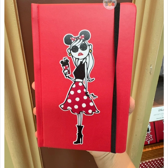 Exclusive Daichi Miaura Disney Hong Kong Red and Black Polka Dot Journal - Picture 1 of 3